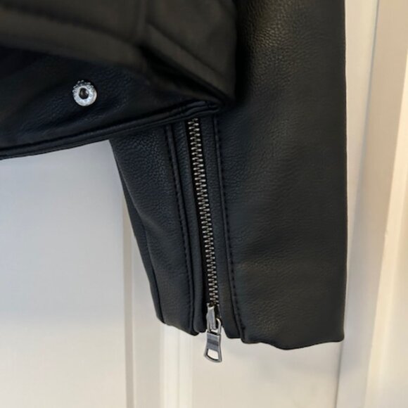Loft faux leather biker jacket - size Small - Picture 4 of 7